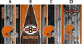 Cornhole Board Wrap Browns - sold individually