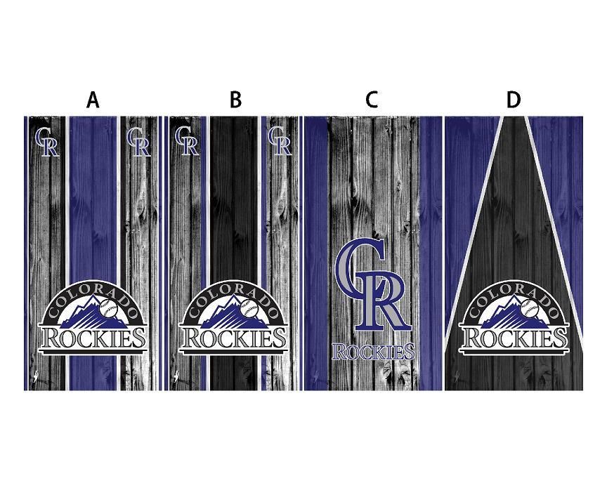 Cornhole Board Wrap Rockies - sold individually