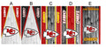 Cornhole Board Wrap Chiefs - sold individually