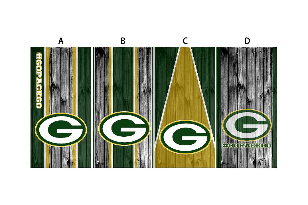 Cornhole Board Wrap Packers - sold individually