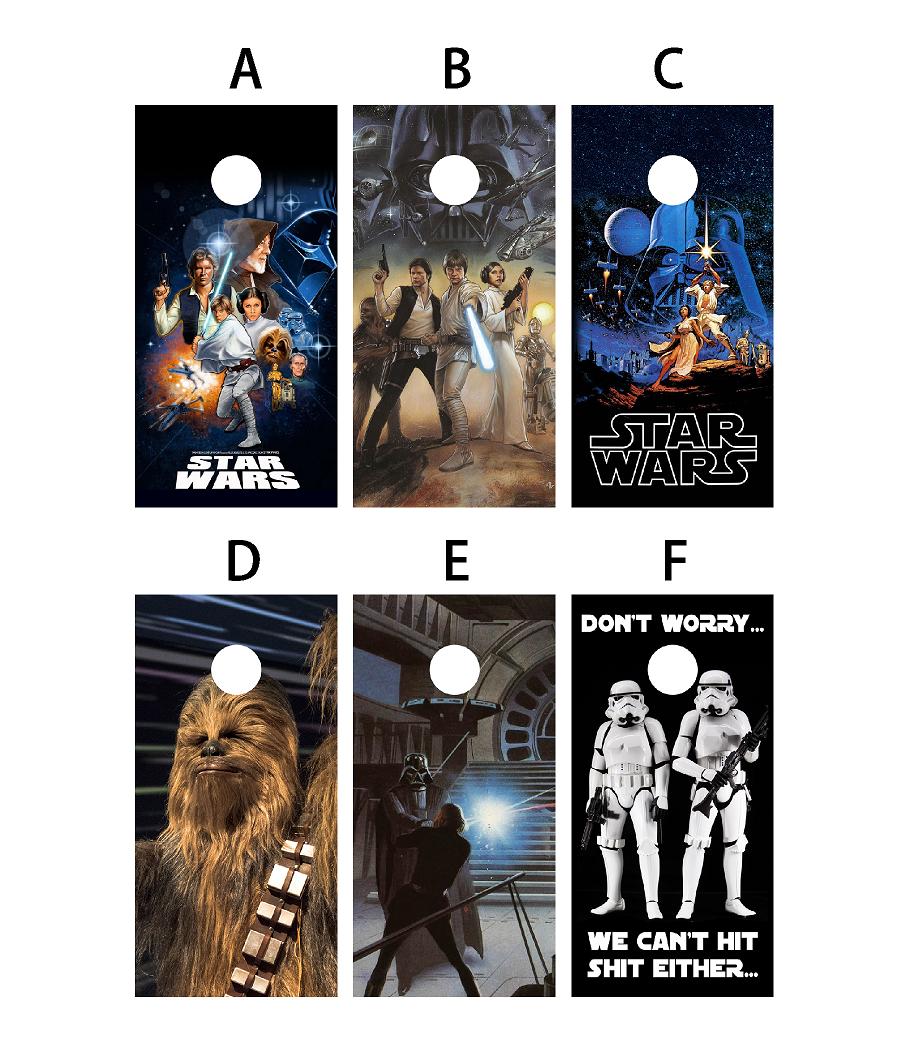 Cornhole Board Wrap Star Wars - sold individually