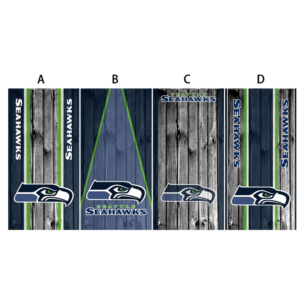 Cornhole Board Wrap Seahawks - sold individually