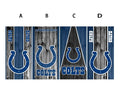 Cornhole Board Wrap Colts - sold individually