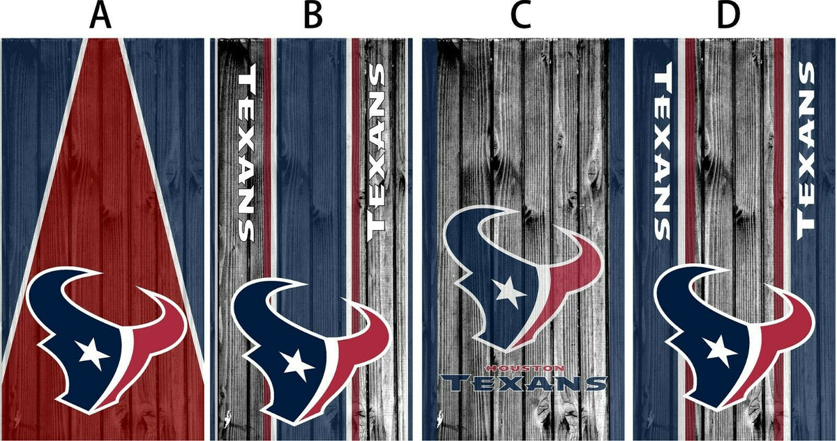 Cornhole Board Wrap Texans - sold individually