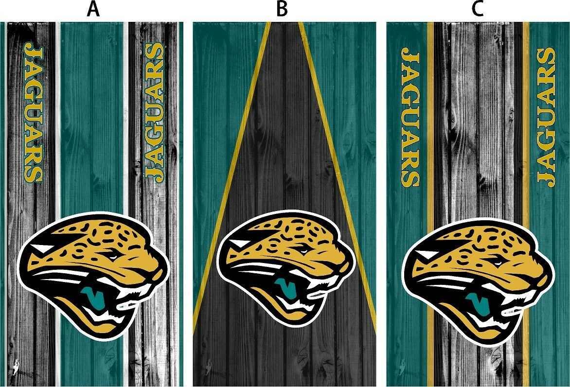 Cornhole Board Wrap Jaguars - sold individually