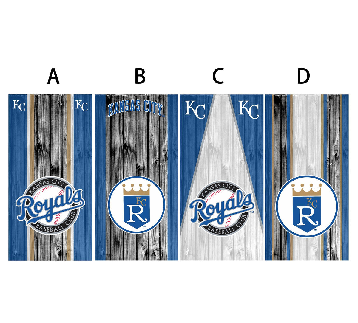 Cornhole Board Wrap Royals - sold individually