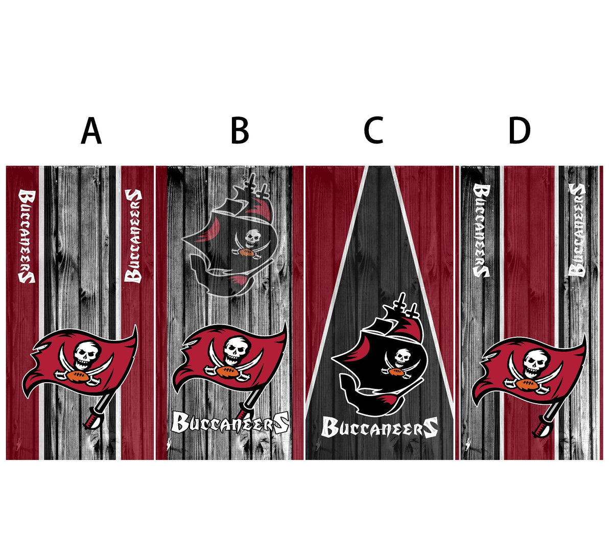 Cornhole Board Wrap Buccaneers - sold individually