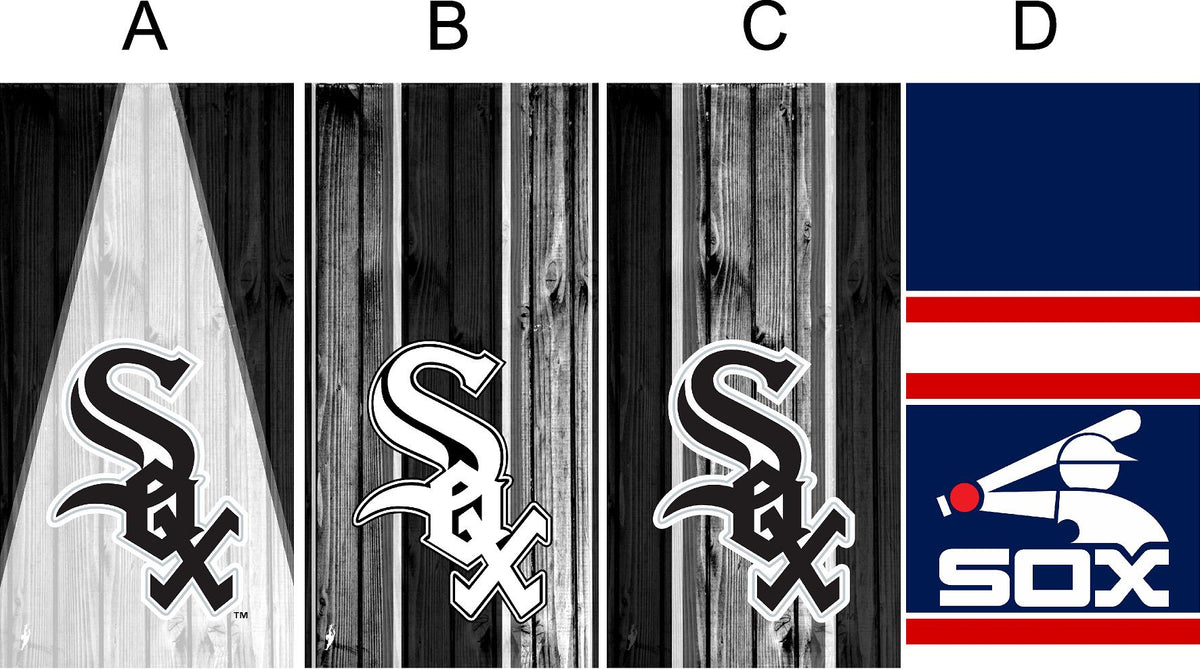 Cornhole Board Wrap White Sox - sold individually
